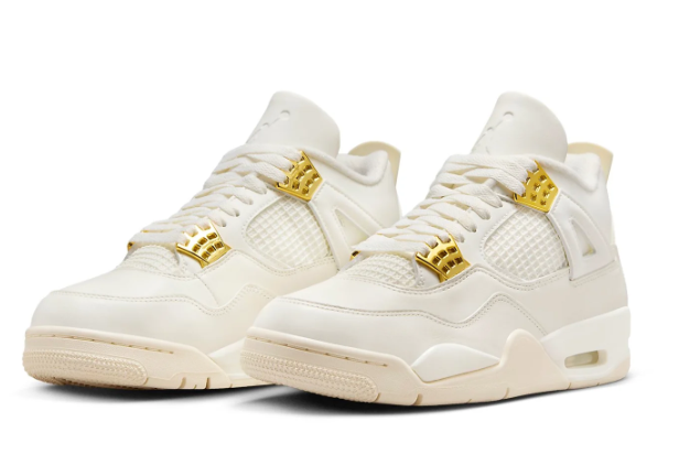 (WMNS) Air Jordan 4 Retro 'Metallic Gold' – AQ9129-170