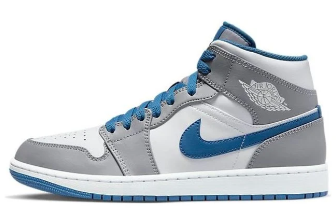 Air Jordan 1 Mid ‘Cement Grey / True Blue’ – DQ8426-014