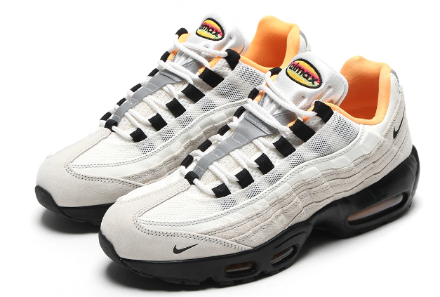 Nike SB FC Pack Air Max 95 'Sail/Black/Laser Orange' – IQ8395-100