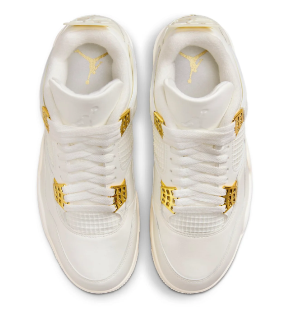 (WMNS) Air Jordan 4 Retro 'Metallic Gold' – AQ9129-170