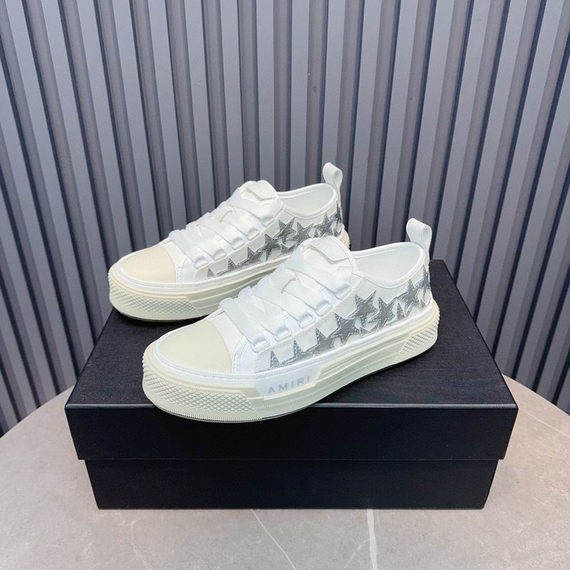 AMIRI Stars Court — White / Silver