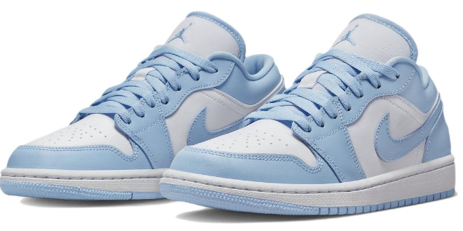 (WMNS) Air Jordan 1 Low ‘Ice Blue’ – DC0774-141