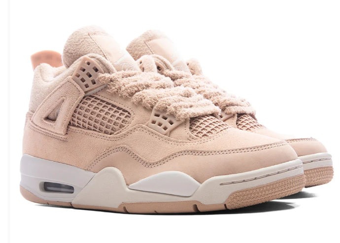 (WMNS) Air Jordan 4 Retro 'Cozy Girl' – Hemp / Lt Orewood Brown
